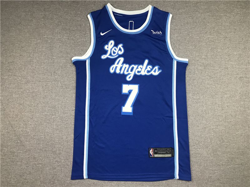 Men Los Angeles Lakers #7 Anthony Blue Game Nike 2021 NBA Jerseys->los angeles lakers->NBA Jersey